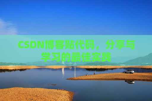 CSDN博客贴代码，分享与学习的最佳实践